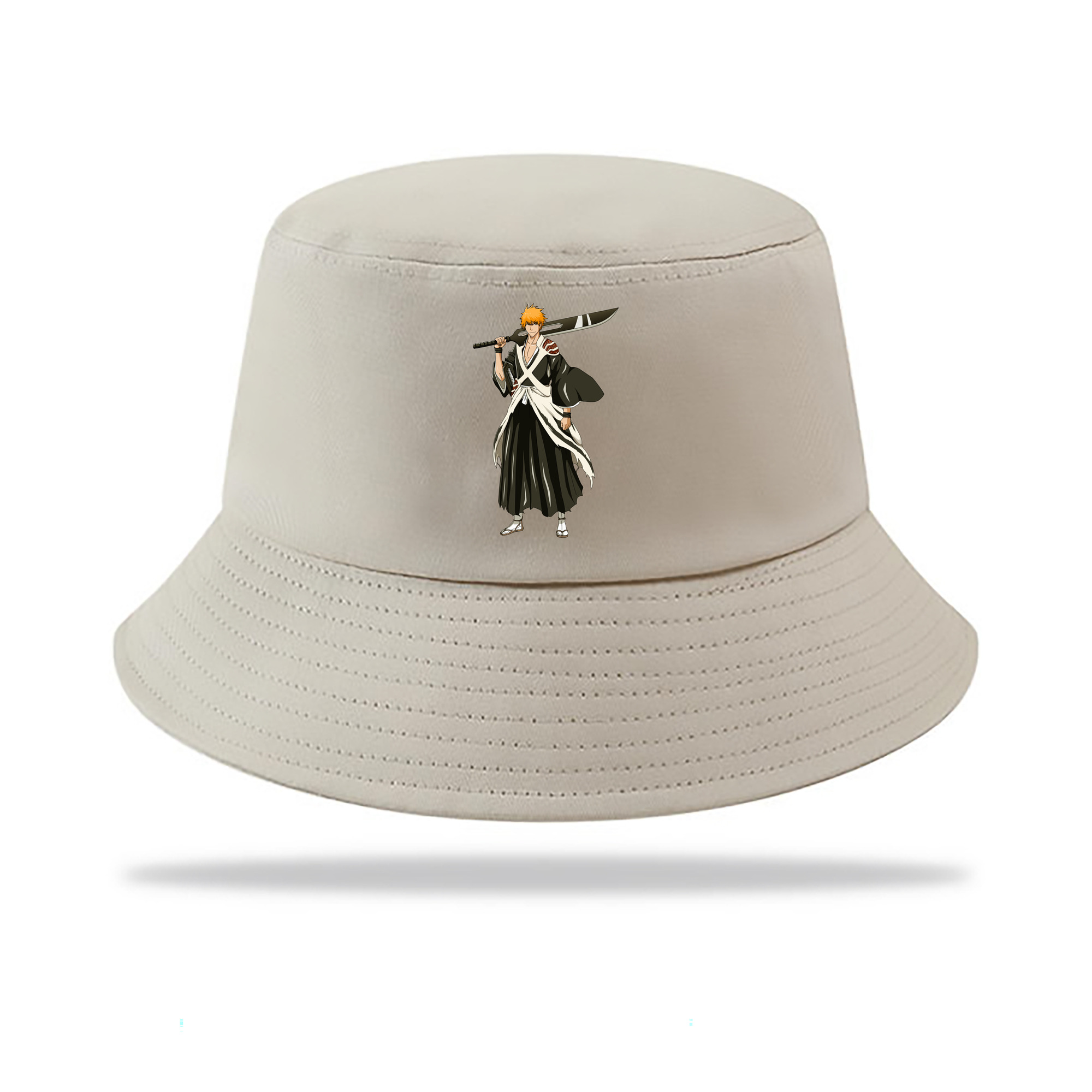 （画像用） ブリーチ 黒崎一護（くろさき いちご）BLEACH Kurosaki Ichigo アウトドア日除けバケットハット